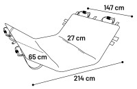 Flamingo Auto-Schondecke Coda | Hängematte für R&u