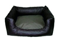 Kunstlederbett 60x50 braun