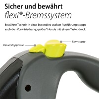 Flexi Giant NEON Gurt M schwarz 8m 4