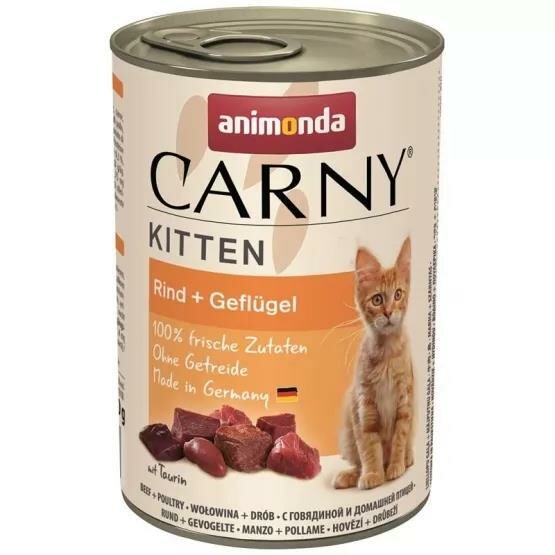 Carny Kitten Rind & Geflügel 400g
