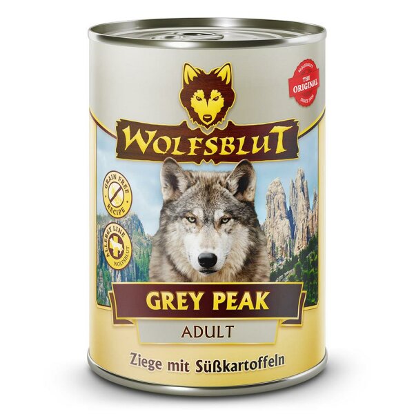 Wolfsblut Grey Peak Ziege mit Süßkartoffeln 395 g