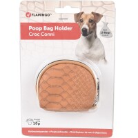 Kotbeutelspender Croc Conni  cognac 1