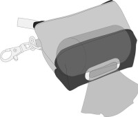 Kotbeutelspender Croc Riri Cognac 2