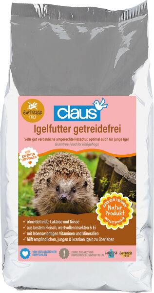 Claus Igelfutter getreidefrei    750 g