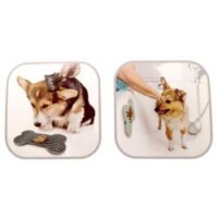 Leckmatte Hund Katze Yummee Slow feeder Petrol 21cm