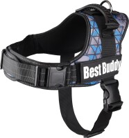 GESCHIRR BEST BUDDY PLUTO BLAU CAMOUFLAGE GRID L 70-90CM*50M