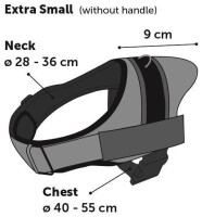 GESCHIRR BEST BUDDY PLUTO ROT XS 40-55CM*25MM 3