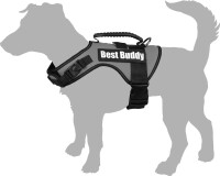 GESCHIRR BEST BUDDY URANUS JUNGLE CAMOUFLAGE S 50-70CM*25MM 