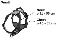 GESCHIRR BALOU ROT S 40-55CM 20MM 2