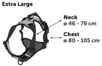 GESCHIRR BALOU ROT XL 80-105CM 25MM 2