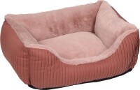 KORB FALDI RECHTECKIG + REISSVERSCHLUSS ROSA 50x40x18CM 1