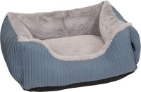 KORB FALDI RECHTECKIG + REISSVERSCHLUSS BLAU 50x40x18CM 1