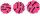 HS SPIKY BALL MIT TPR ROSA 10CM