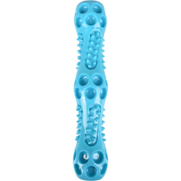 Blaues Stickspielzeug 27 cm. Wido Squeak. TPR. für Hunde