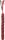 HS MOVAS GEWEBTER STICK ROT/SCHWARZ 50CM