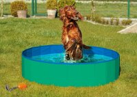 DOGGY SPLASH POOL GRUN/BLAU 120X30CM
