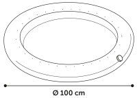 WASSERSPRINKLERMATTE FRESK LENNY 100CM