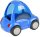 NS BERTRAND AUTO BLAU 9x14,5x10,5CM