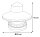FUTTERAUTOMAT CLARA METALL REGENHAUBE GRAU 50x50x45CM 2