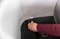 Auto-Sitz 45 × 39 × 42 cm schwarz/grau