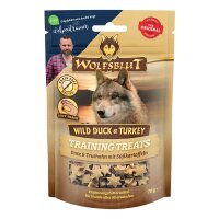 Wolfsblut Training Treats Wild Duck & Turkey Snack  70g
