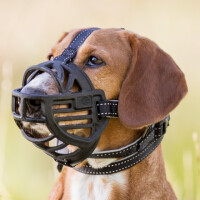Muzzle Flex Maulkorb Gummi Schwarz Größe M-L f&uu