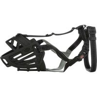 Muzzle Flex Maulkorb Gummi Schwarz Größe M-L f&uu