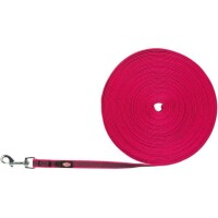Schleppleine gummiert FUCHSIA 15m 1