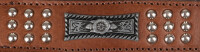HALSBAND SEDONA LEDER+ARMATUREN BRAUN M 34-40CM 37MM 2