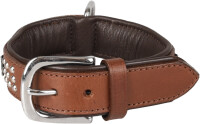 HALSBAND SEDONA LEDER+ARMATUREN BRAUN L 43-50CM 37MM 4