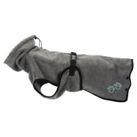 Bademantel für Hunde L Bauchumfang: 66-82cm, Halsumfang