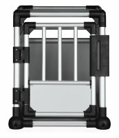 Transportbox, Aluminium S: 48 × 57 × 64 cm hellgrau/silber