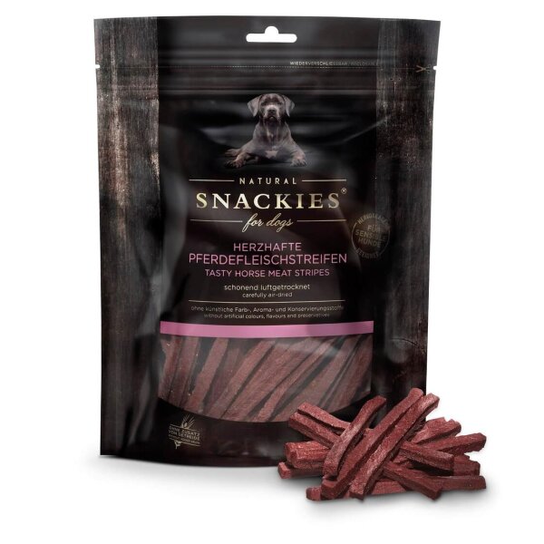 Snackies Herzhafte Pferdefleischstreifen 170g