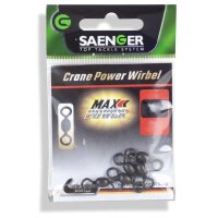 Crane Power Wirbel Gr.8 9mm 19kg Matt Schwarz 8Stk