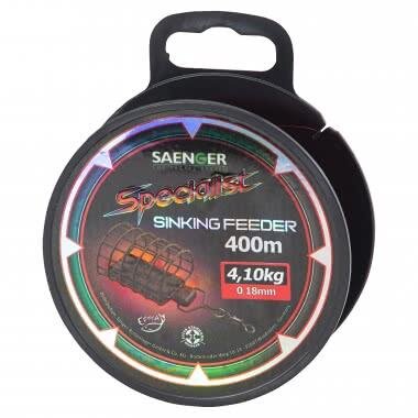 Saenger Spezialist Sinking Feeder 400m Fire Red 0,25mm 6,25kg Tr.Kr.