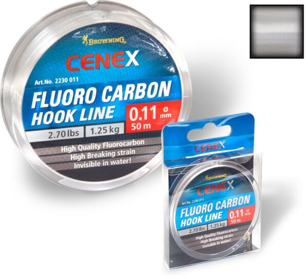 Browning Cenex Fluoro Carbon Hook Line 50m
