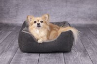 Korb Elvira Rechteck Dunkelgrau 50cm