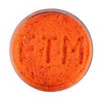 FTM Forellenteig orange Kadaver 50g schwimmend glitter