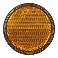 Reflektor orange 60mm mit Bolzen 5mm