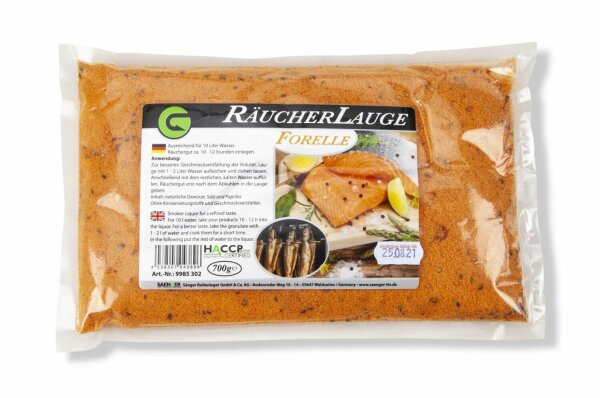 Räucherlauge Forelle 700g