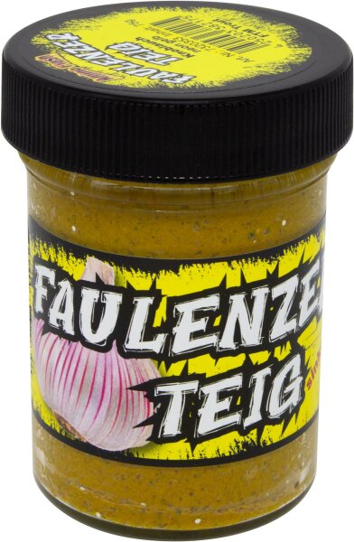 Faulenzerteig 75g Knoblauch neon gelb