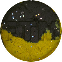 Faulenzerteig 75g Knoblauch schwarz / neon gelb