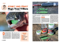 Zebco Magic Trout T-Worm P-Tail Käse 6Stück 1,5g 6,5cm