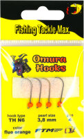 Omura Hook TH N6 fluo orange 3,8mm 4 Stück