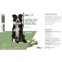 Grünlippmuschel Vollfett Pulver 500g