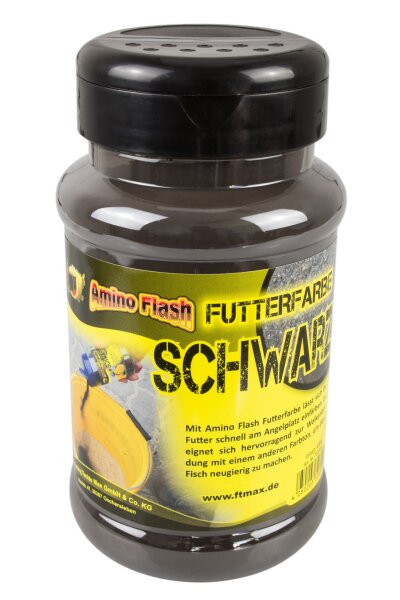 Amino Flash Futterfarbe schwarz 340g