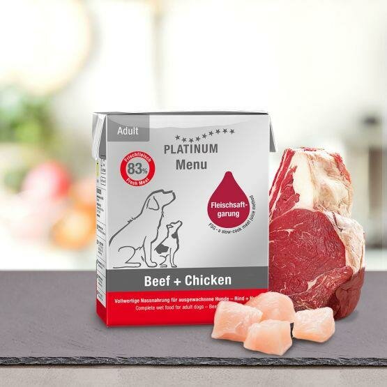 PLATINUM MENU Beef+Chicken 185g
