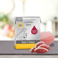 PLATINUM MENU Duck+Turkey 185g