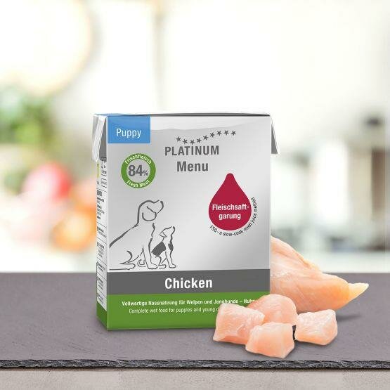 PLATINUM MENU Puppy Chicken 185g