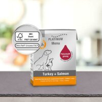 PLATINUM MENU Turkey+Salmon 375g